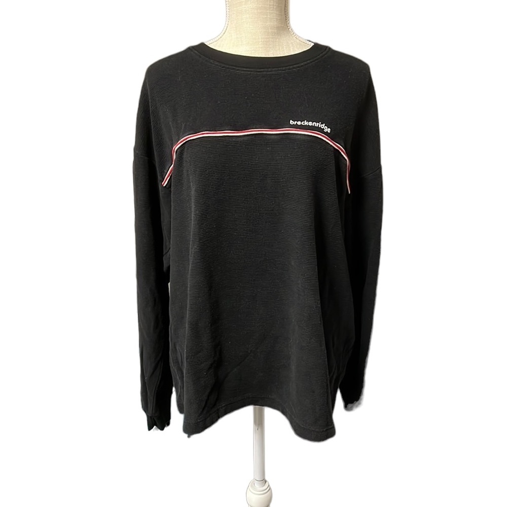 Box Office Long Sleeve Shirt Sweatshirt Black Breckenridge Mens Size L